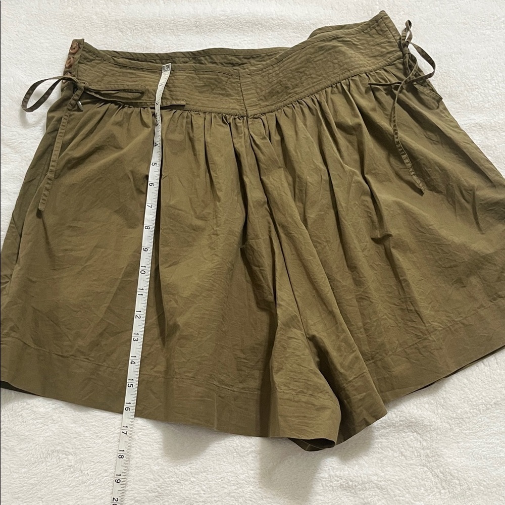 Ulla Johnson High Waist Olive Shorts - Picture 6 of 11